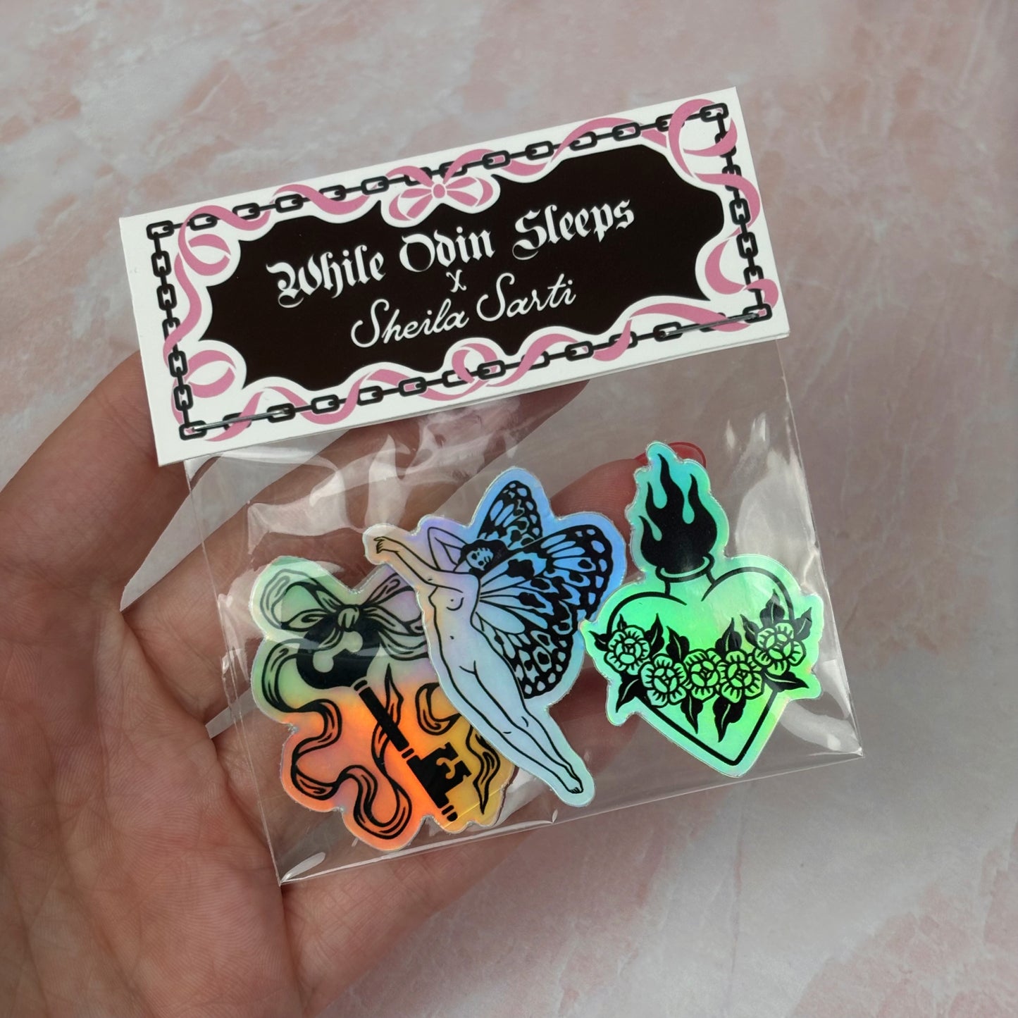 While Odin Sleeps + Sheila Sarti collab - Sticker Pack