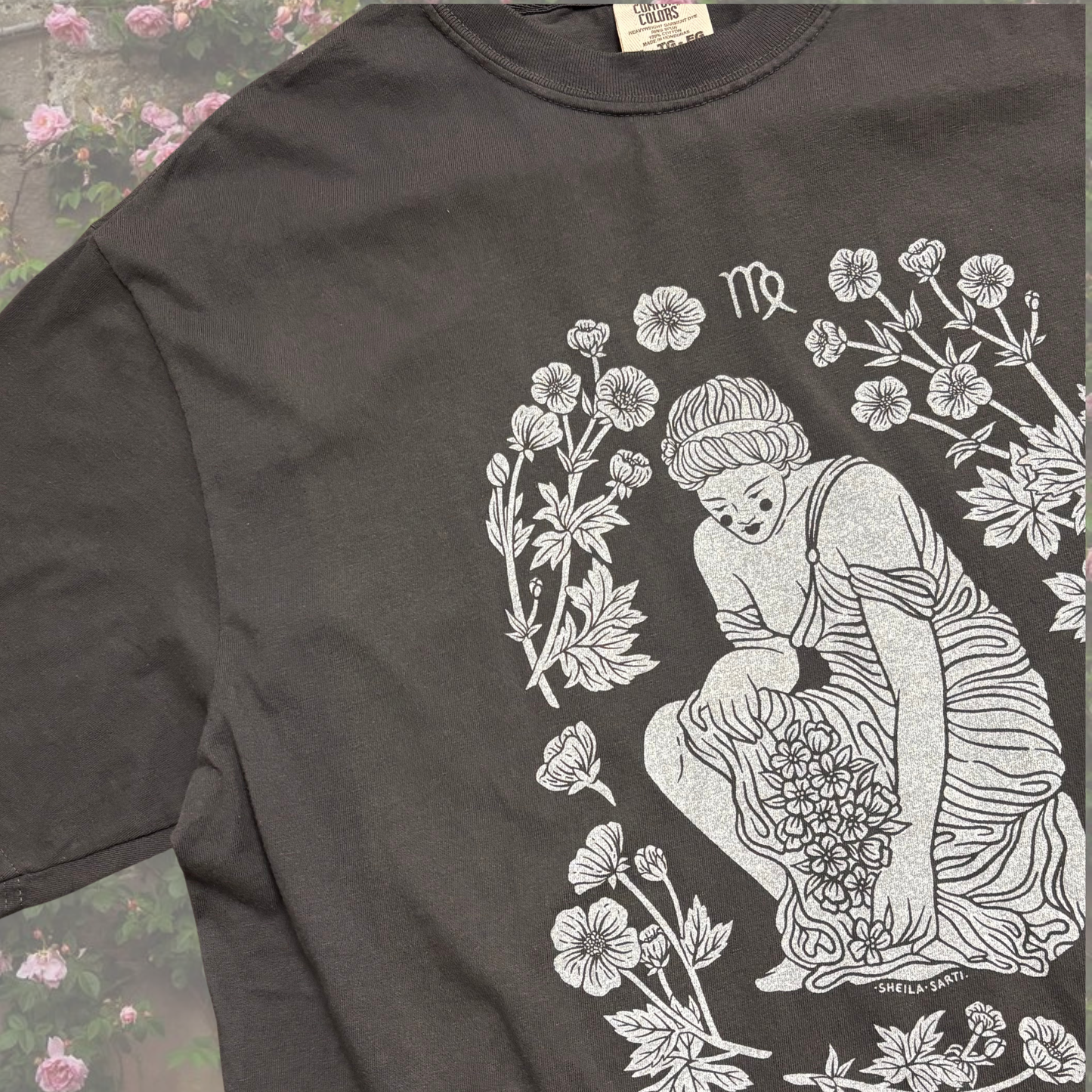 XL - FLAWED Virgo Dark Tee