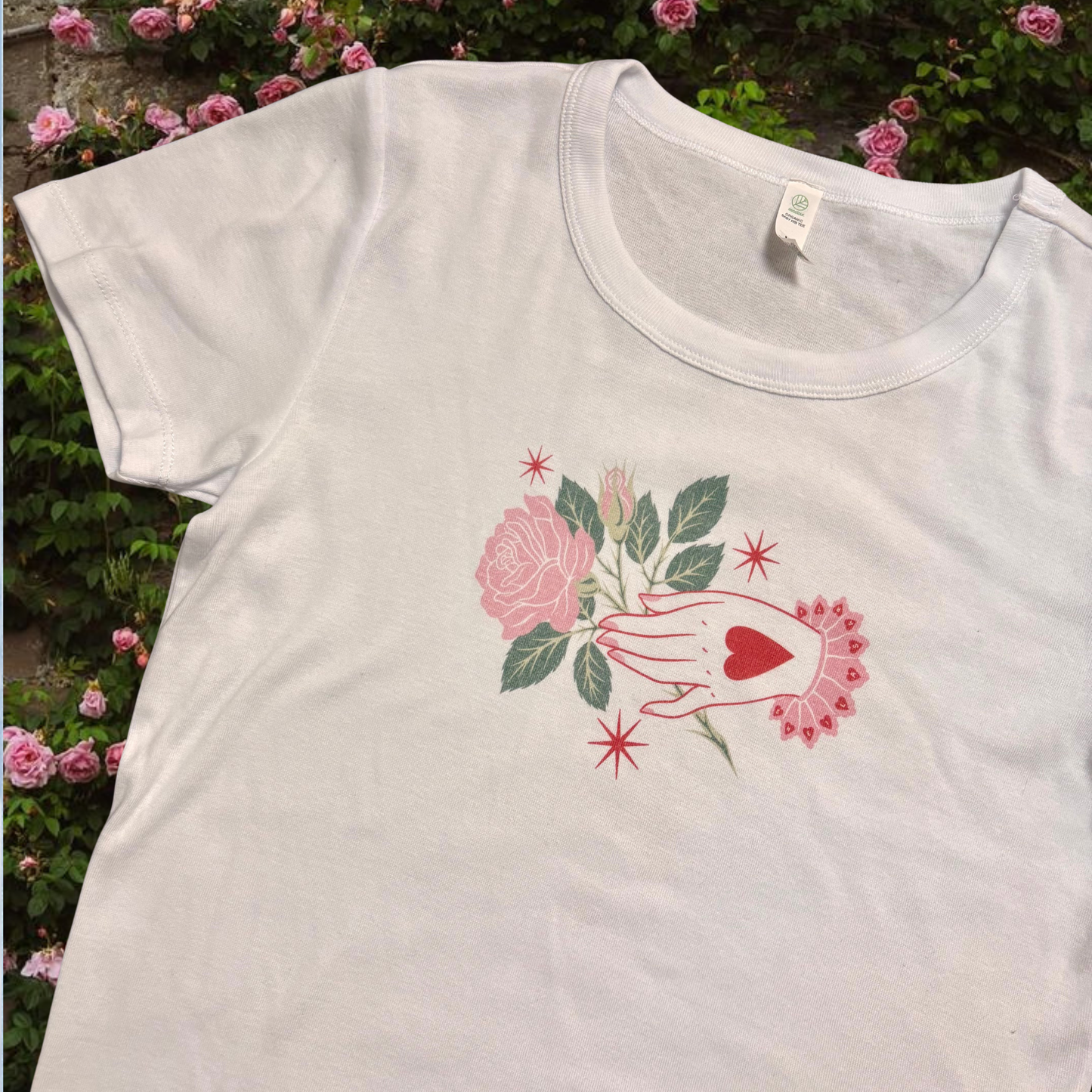M - FLAWED Love Token Baby Rib Tee