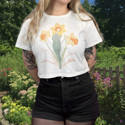 Daffodil Girl Crop & Tee