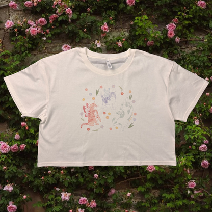 L - SAMPLE Fairy Kittens Crop