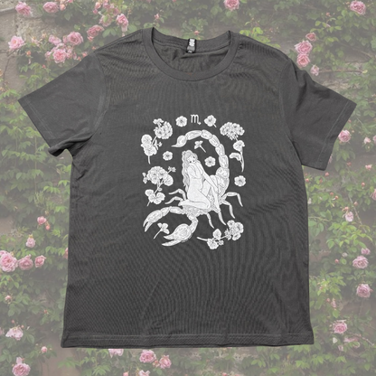 M - SAMPLE Scorpio Coal Maple Tee