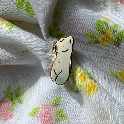 Bust Enamel Pin