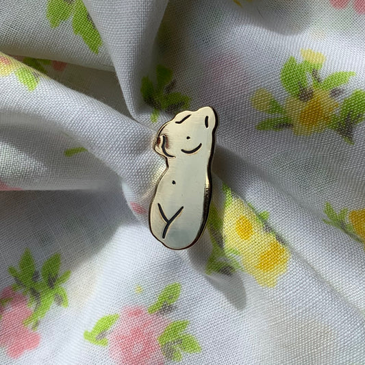 Bust Enamel Pin