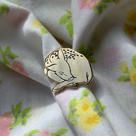 Fawn Enamel Pin