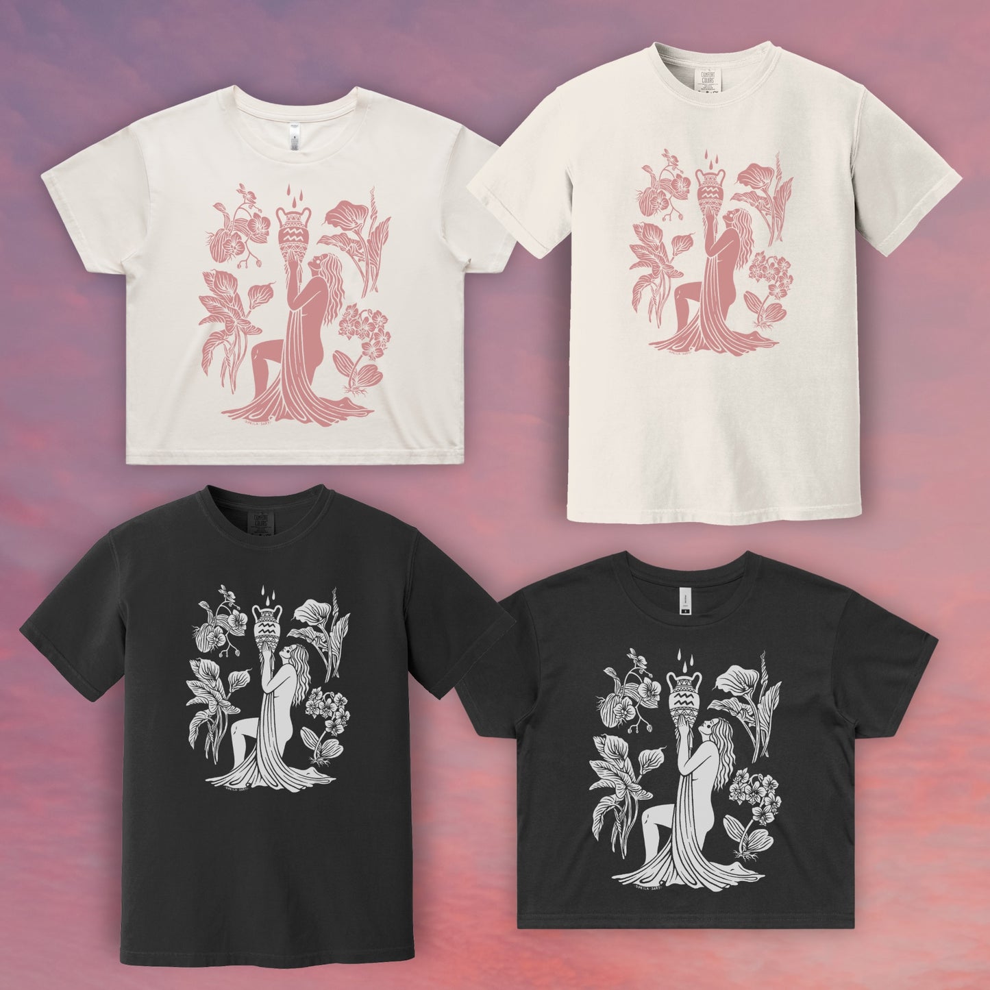 Aquarius Crop & Tee