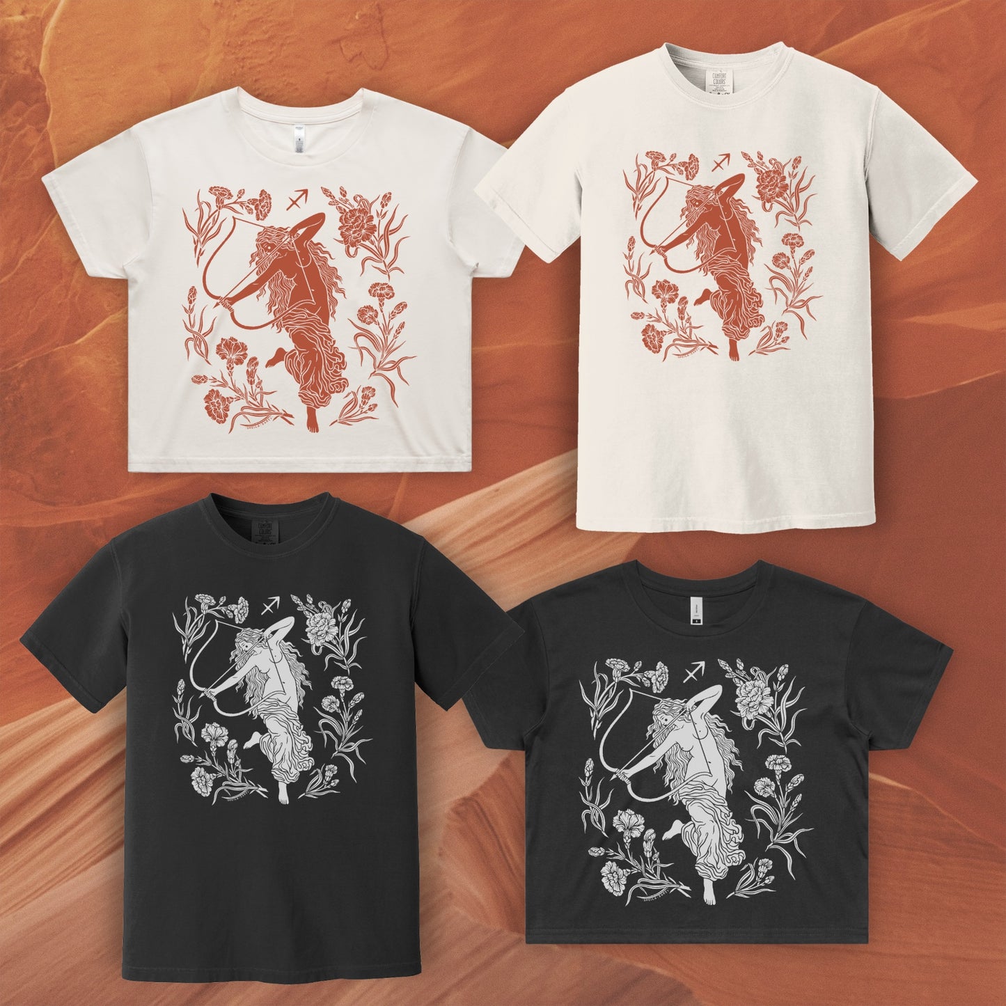 Sagittarius Crop & Tee