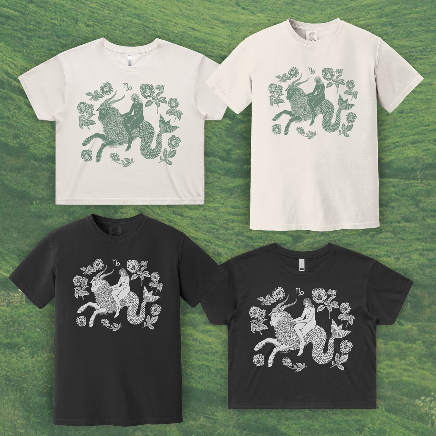 Capricorn Crop & Tee