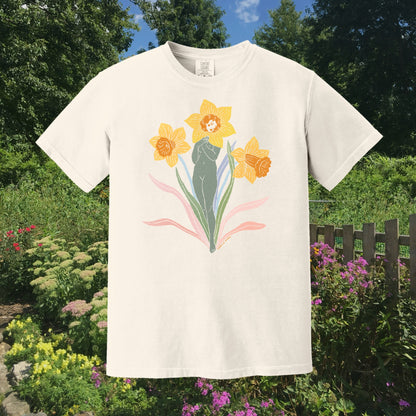 Daffodil Girl Crop & Tee