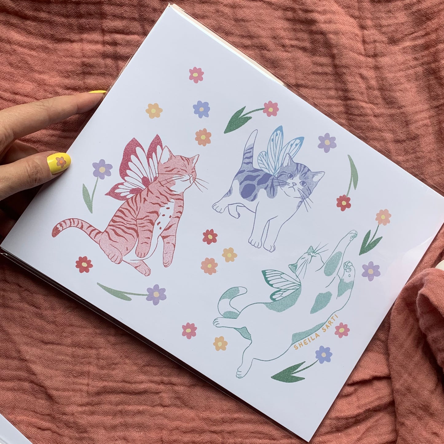 Fairy Kittens Print