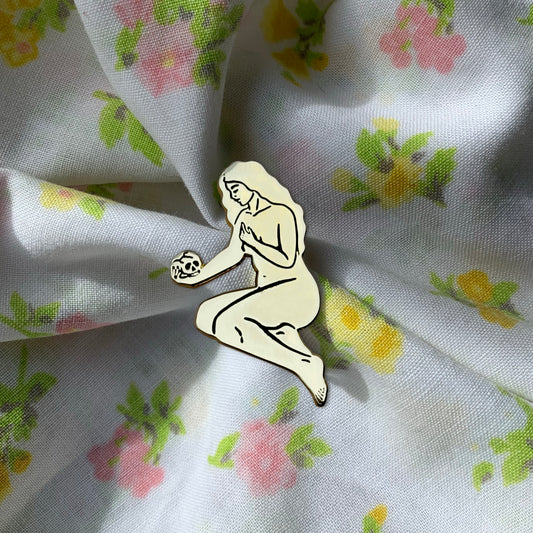 Lady Enamel Pin