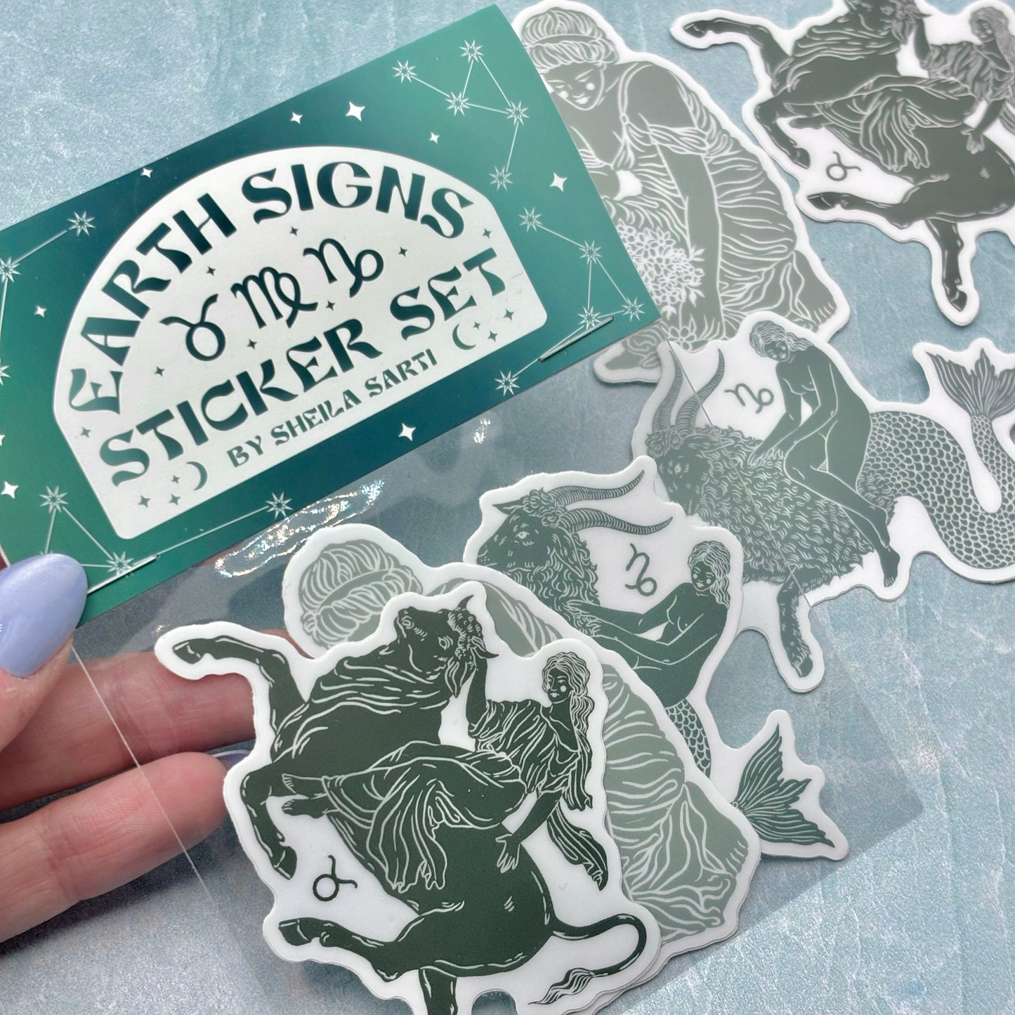 Earth Sign Sticker Pack
