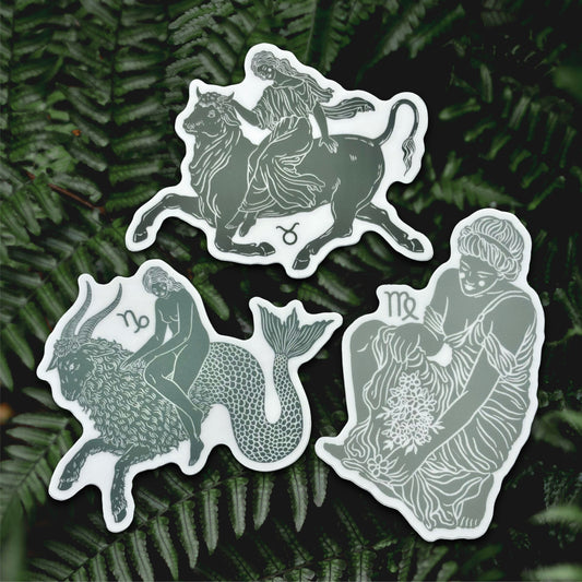Earth Sign Sticker Pack