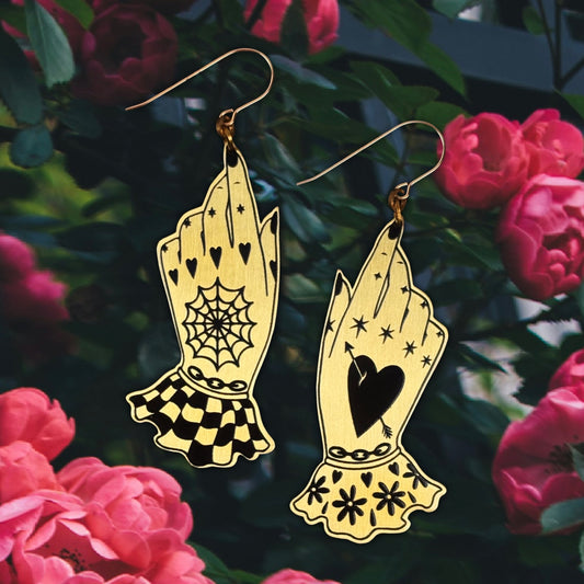 Hand Earrings - WOS x Sheila Sarti Collab